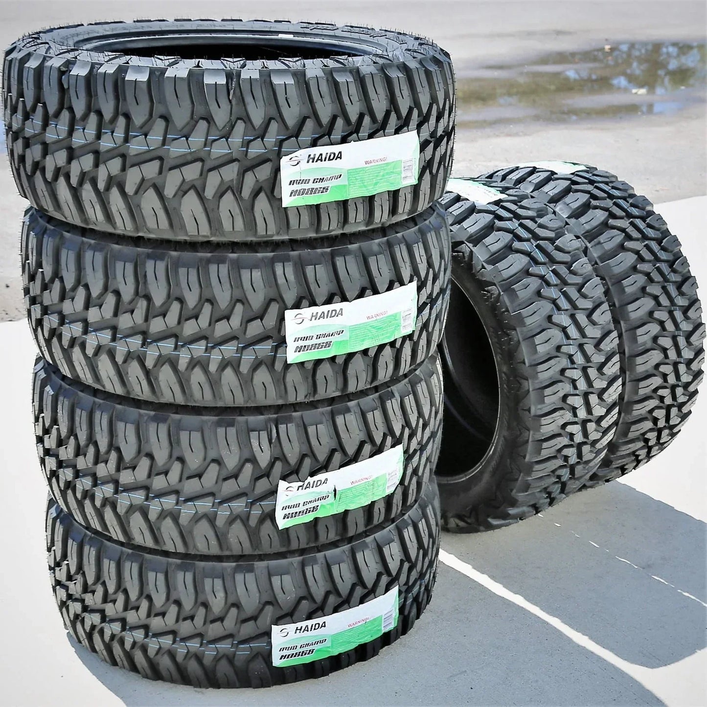 Set of 4 (four) 275/65R20 126/123Q E (10 ply) M/T mud tires