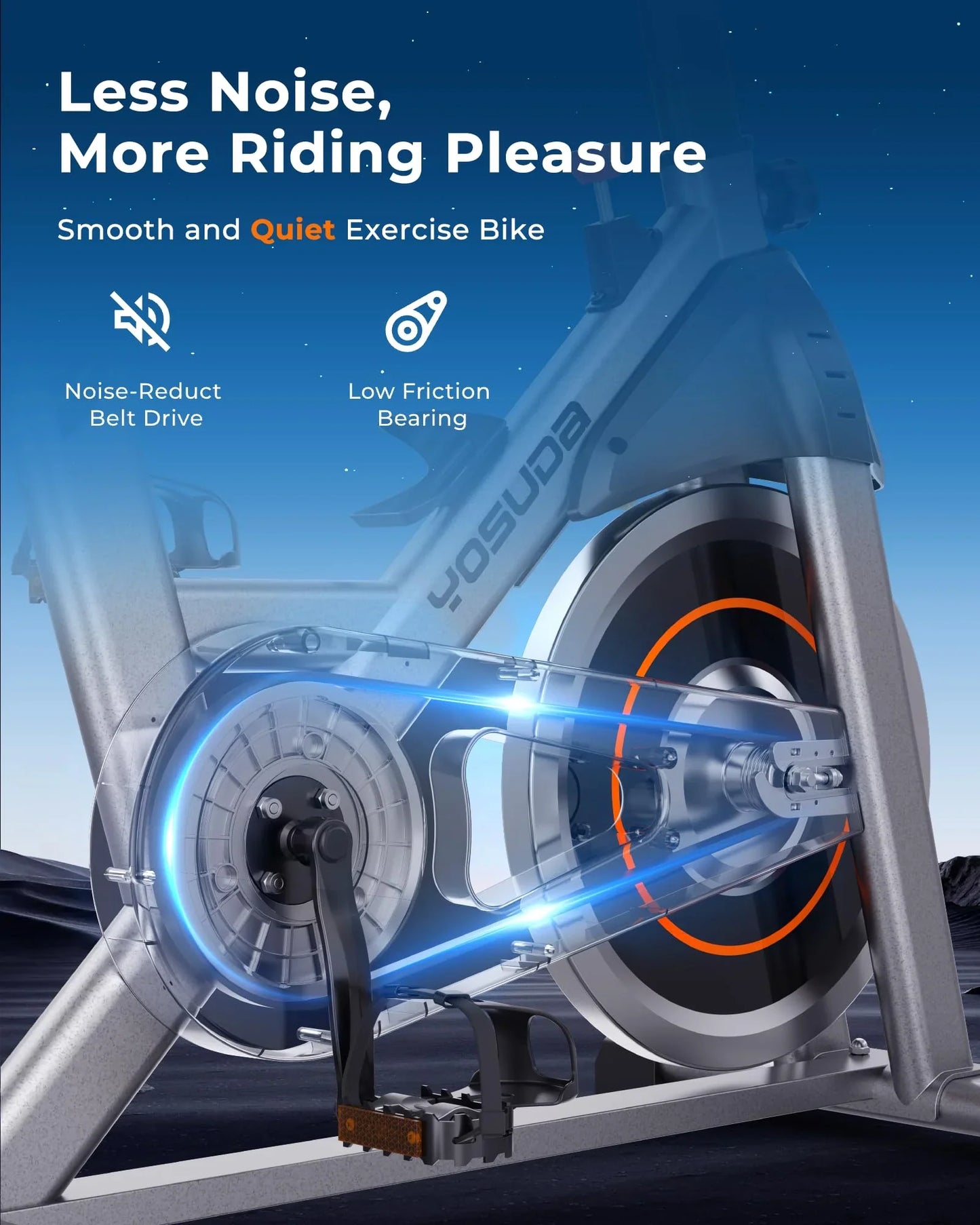 YOSUDA Indoor Cycling Bike Stationary Bike