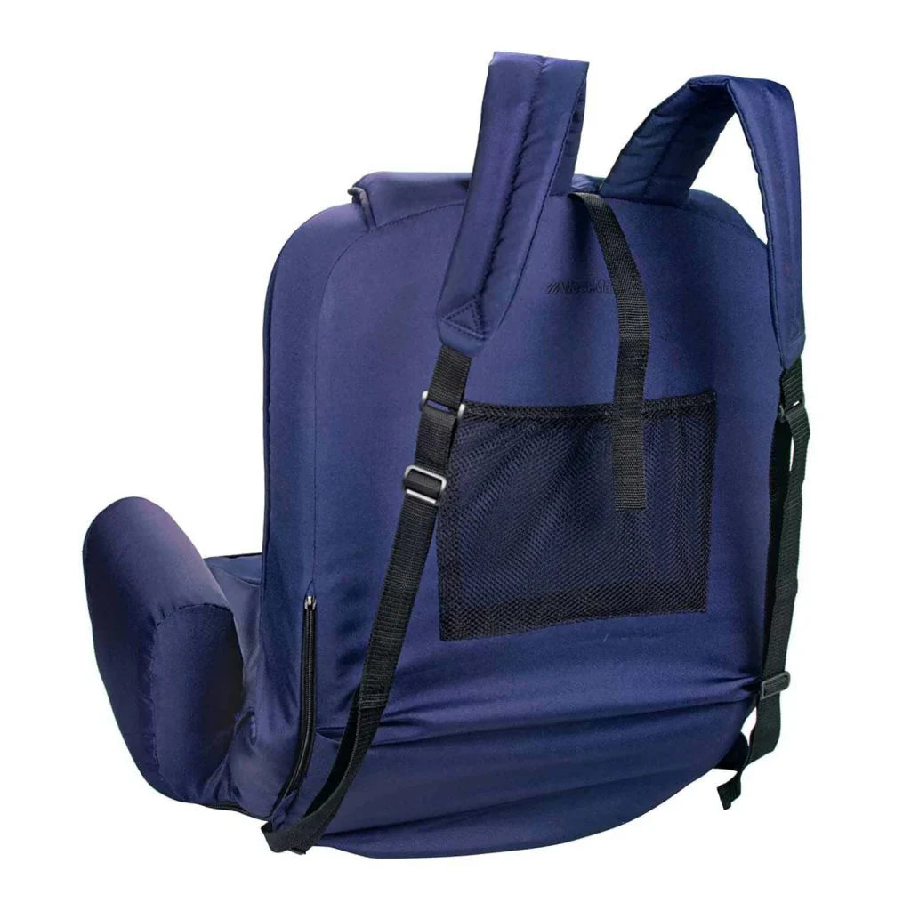 WEST MARINE High-Back Portable Seat with Armrests & Pockets, UV-Resistant, Water-Repellent Fabric