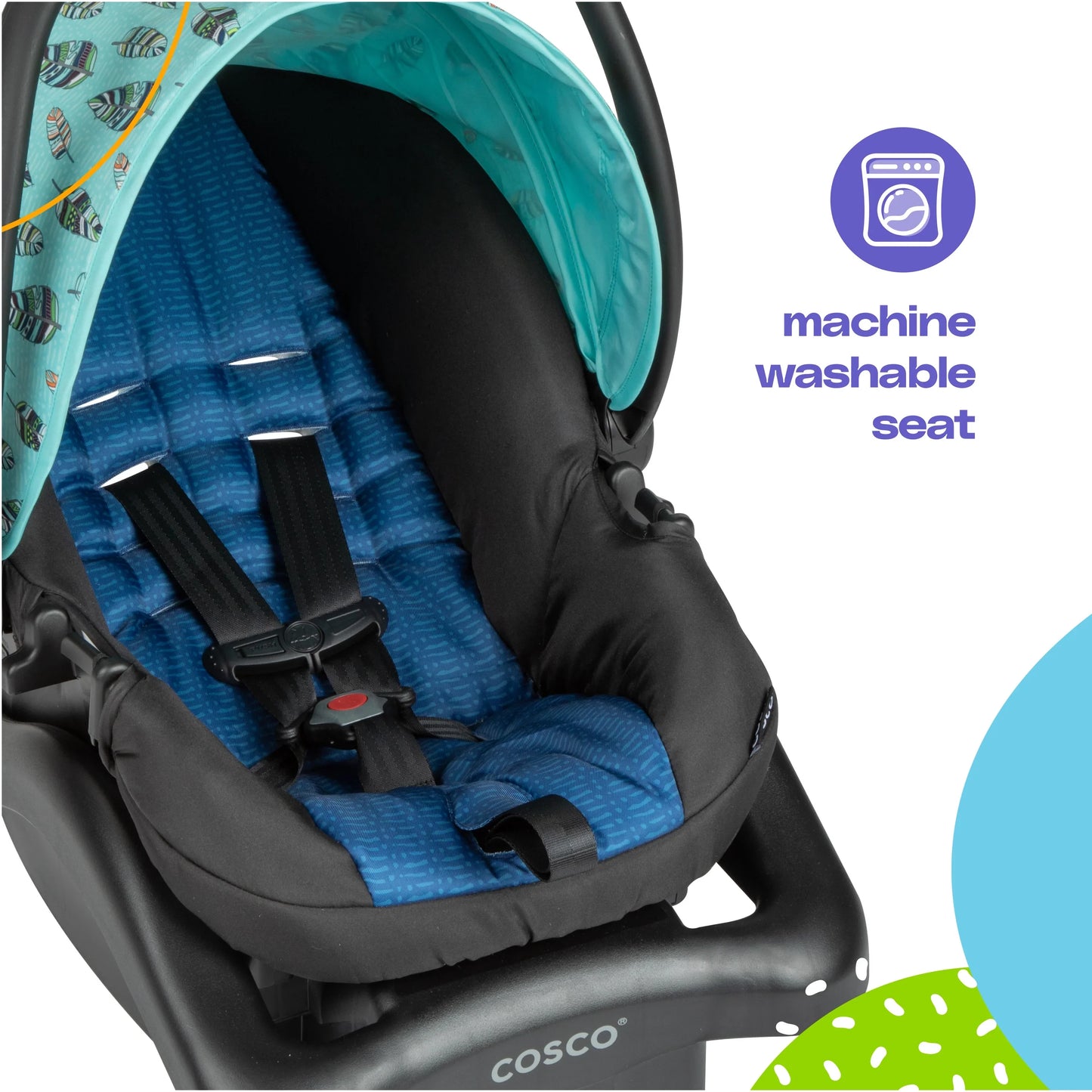 Cosco Kids Lift & Stroll DX Travel System, Gray Arrows, Toddler, Unisex