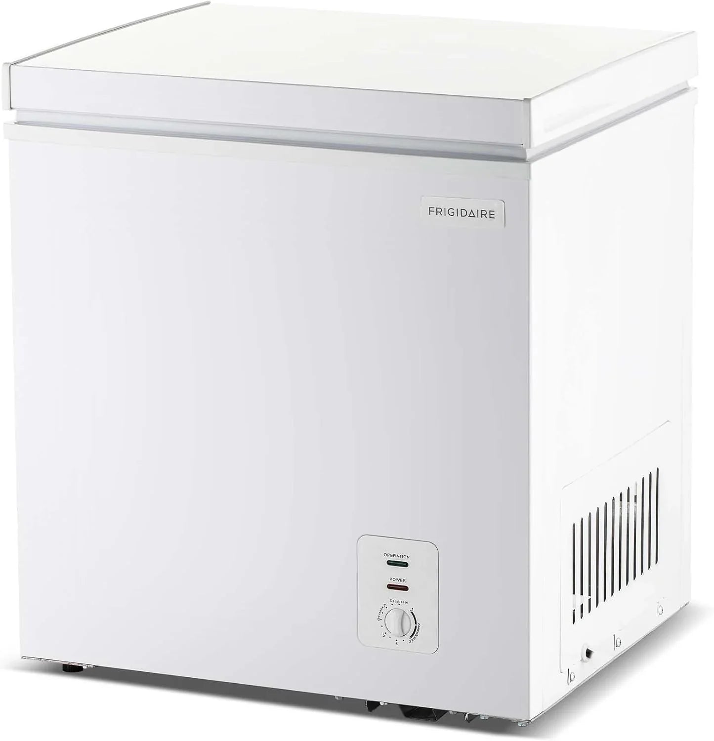 FRIGIDAIRE EFRF5003-BLACK Chest Deep Freezer-Garage-Ready, 5.0 Cu.