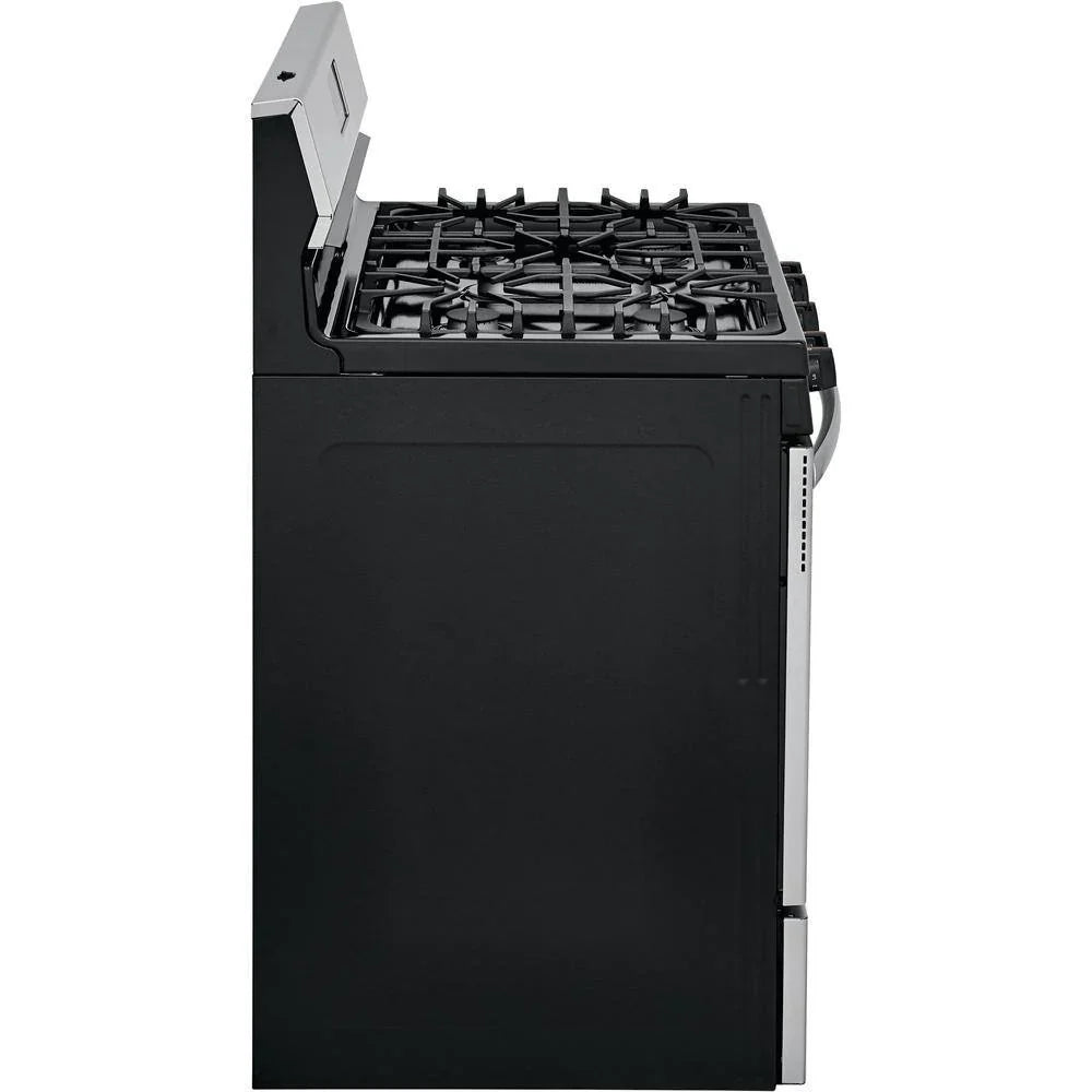 Frigidaire 30 inch (76 cm) wide freestanding 5-burner stainless steel gas hob FCRG3052AS
