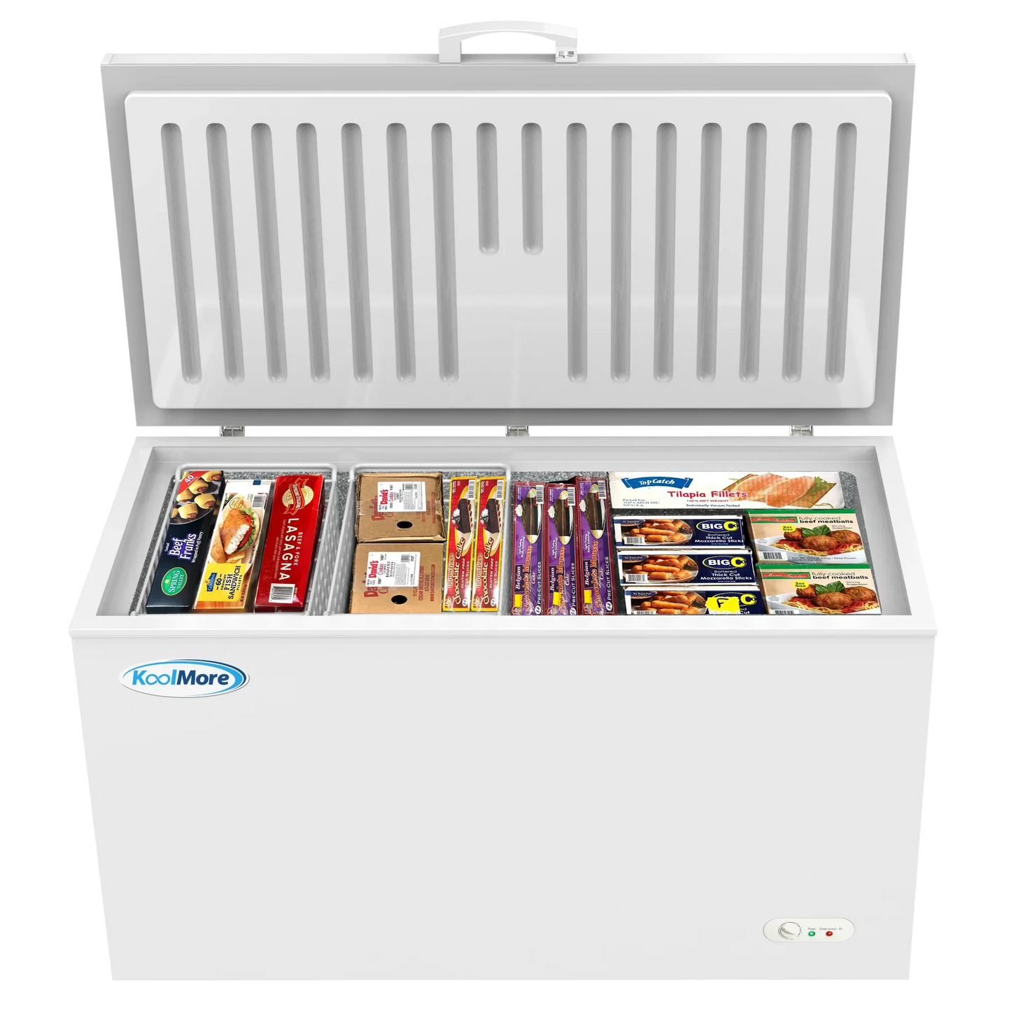 KoolMore 60 in. Commercial Chest Freezer 16 Cu ft.