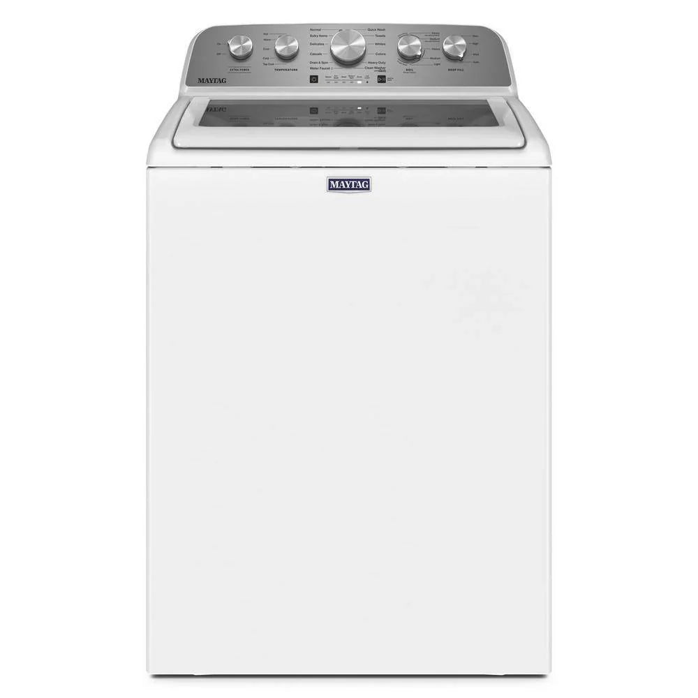 Maytag Top-Loading Washing Machine with 4.8 Cubic Foot Capacity and Extra Power Boost, White C MVW5430MW