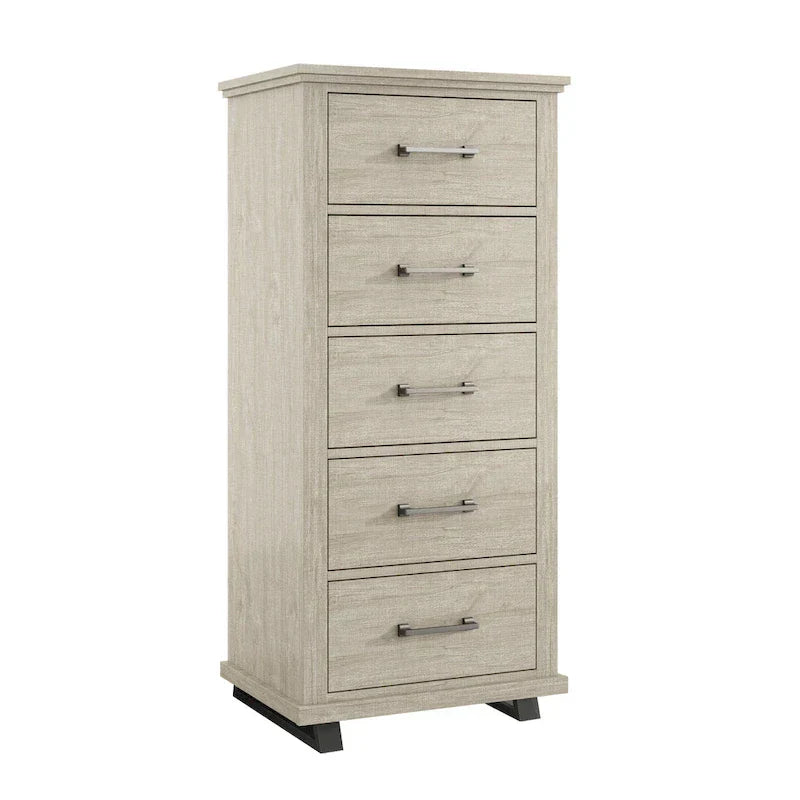 Farmhouse 4-Piece Bedroom Set - 2 Nightstand, 1 Chest and 1 Dresser