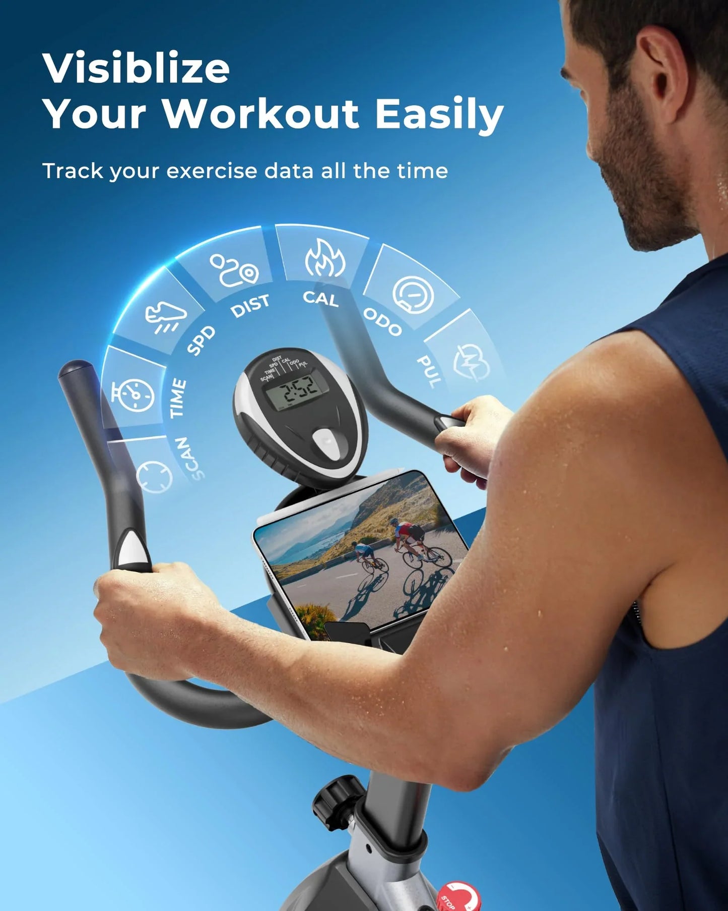 YOSUDA Indoor Cycling Bike Stationary Bike