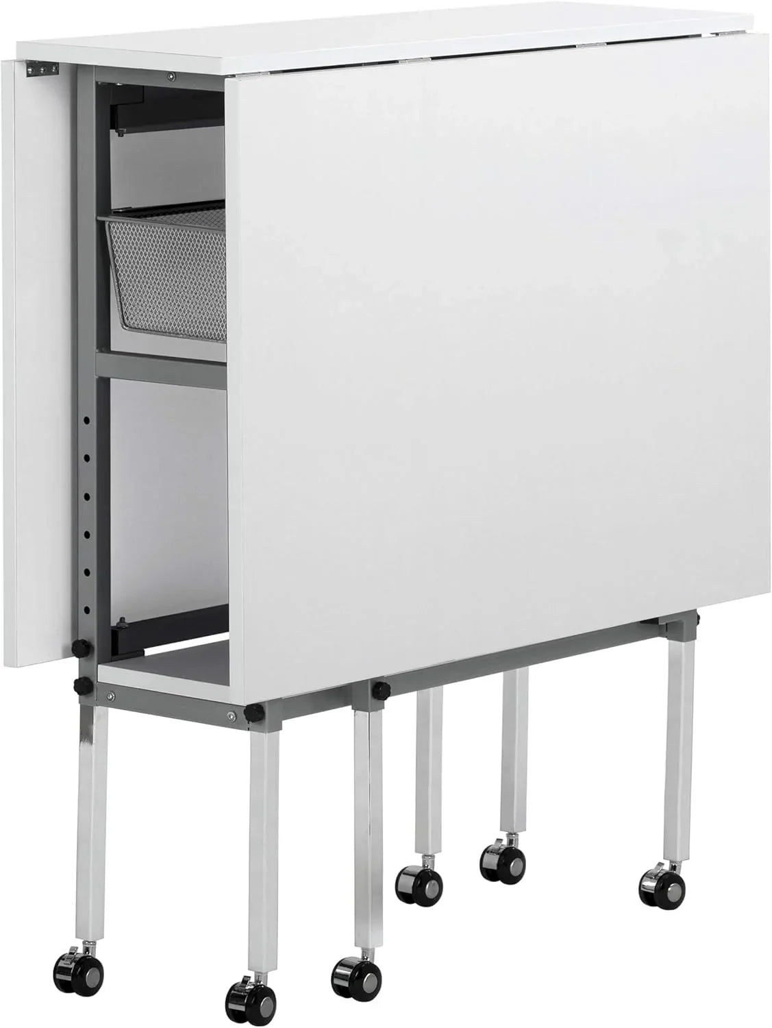 Sew Ready Hobby Cutting Table, 58.75"x36.5", White/Silver