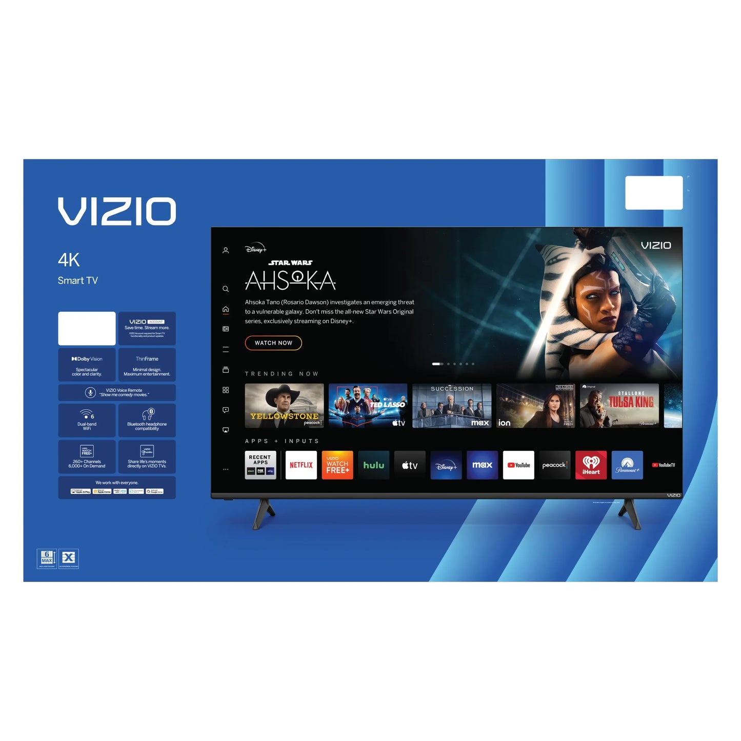 VIZIO 50" Class 4K UHD LED HDR Smart TV (V4K50M-08)